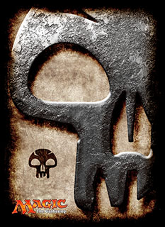 プレイヤーズカードスリーブ『マナシンボル』《沼》MTGS-019