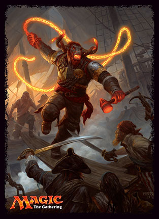 プレイヤーズカードスリーブ『イクサランの相克』《ミノタウロスの海賊、アングラス》MTGS-025