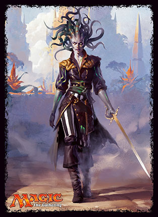 プレイヤーズカードスリーブ『イクサランの相克』《ゴルゴンの陰謀家、ヴラスカ》MTGS-029