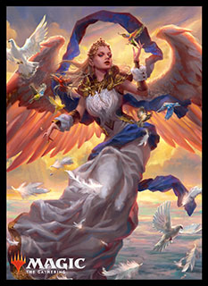 プレイヤーズカードスリーブ『基本セット2019』《暁の天使》MTGS-042