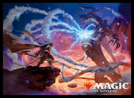 プレイヤーズカードスリーブ『基本セット2019』《アジャニ最後の抵抗》MTGS-043