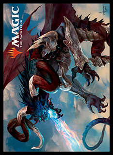 プレイヤーズカードスリーブ『基本セット2019』《殲滅の龍、パラディア＝モルス》MTGS-044