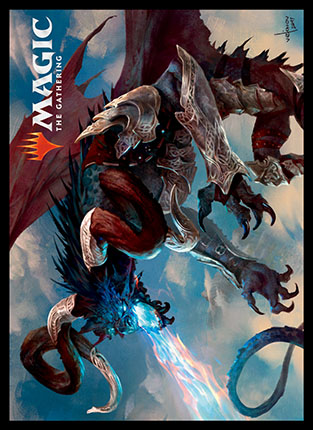 プレイヤーズカードスリーブ『基本セット2019』《殲滅の龍、パラディア＝モルス》MTGS-044