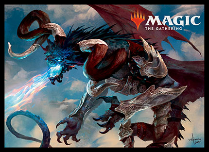 プレイヤーズカードスリーブ『基本セット2019』《殲滅の龍、パラディア＝モルス》MTGS-044