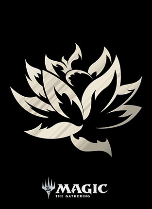 プレイヤーズカードスリーブ《ブラックロータス》白MTGS-E008