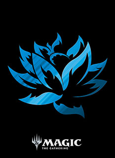 プレイヤーズカードスリーブ《ブラックロータス》青MTGS-E009