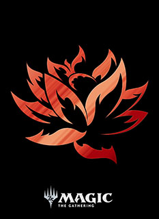 プレイヤーズカードスリーブ《ブラックロータス》赤MTGS-E011