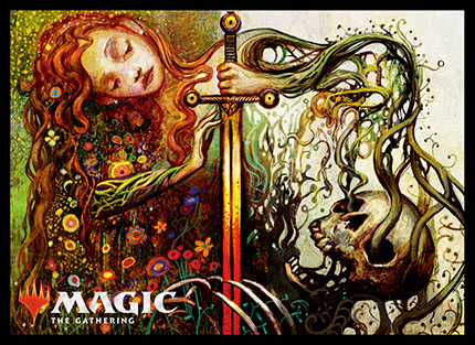 プレイヤーズカードスリーブ『アルティメットマスターズ』《復讐に燃えた再誕》MTGS-067