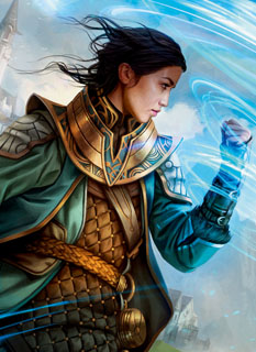 プレイヤーズラバーマット『ドミナリア』《アカデミーの修士魔道士》MTGM-005