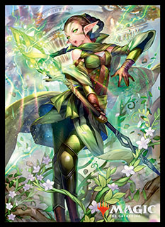 プレイヤーズカードスリーブ 『灯争大戦』  《世界を揺るがす者、ニッサ》  MTGS-086