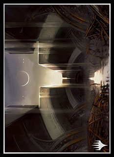 プレイヤーズカードスリーブ基本土地シリーズ『アラーラの断片』《沼》 MTGS-089