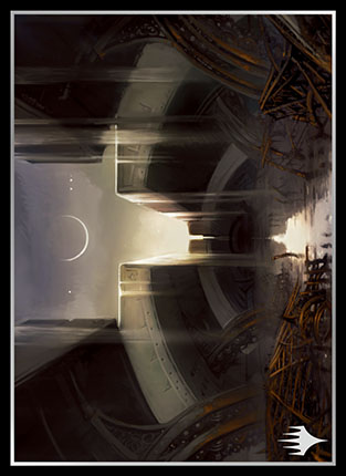 プレイヤーズカードスリーブ基本土地シリーズ『アラーラの断片』《沼》 MTGS-089