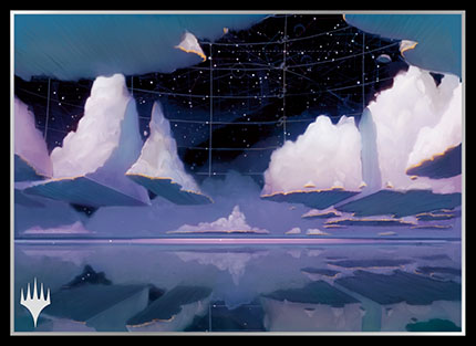 プレイヤーズカードスリーブ基本土地シリーズ『アラーラの断片』《島》 MTGS-092