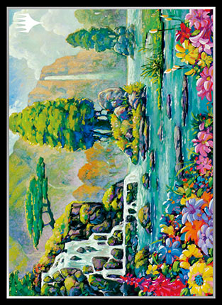 プレイヤーズカードスリーブ基本土地シリーズ『ローウィン』《島》 MTGS-093