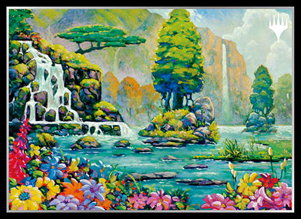 プレイヤーズカードスリーブ基本土地シリーズ『ローウィン』《島》 MTGS-093