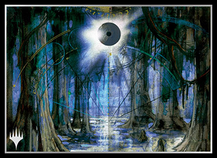 プレイヤーズカードスリーブ基本土地シリーズ『GURUランド』《沼》 MTGS-094