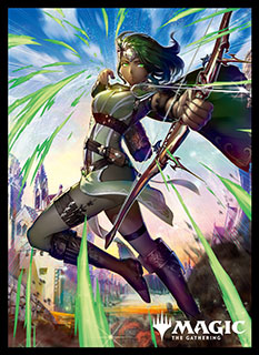 プレイヤーズカードスリーブ『灯争大戦』《野獣の擁護者、ビビアン》 MTGS-102