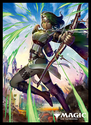 プレイヤーズカードスリーブ『灯争大戦』《野獣の擁護者、ビビアン》 MTGS-102