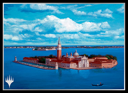 プレイヤーズカードスリーブ基本土地シリーズ『EUROランド2』《島》 MTGS-108