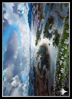 プレイヤーズカードスリーブ基本土地シリーズ『カラデシュ』《島》 MTGS-110