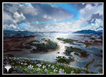 プレイヤーズカードスリーブ基本土地シリーズ『カラデシュ』《島》 MTGS-110