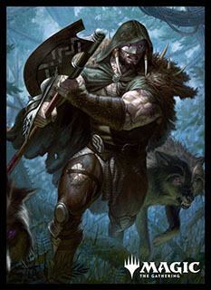 プレイヤーズカードスリーブ『エルドレインの王権』《呪われた狩人、ガラク》MTGS-122