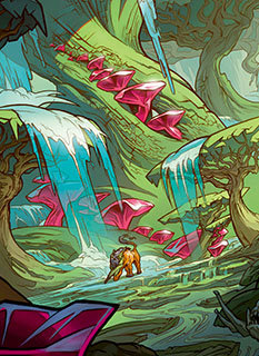 プレイヤーズラバーマット『イコリア：巨獣の棲処』トライオーム（ゼイゴス）MTGM-015