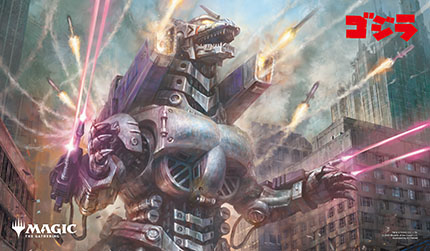 プレイヤーズラバーマット『イコリア：巨獣の棲処』《決戦兵器、メカゴジラ》MTGM-019