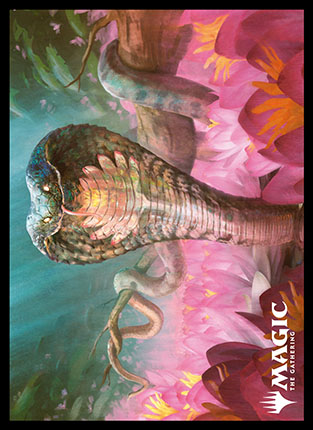 プレイヤーズカードスリーブ『ゼンディカーの夜明け』《水蓮のコブラ》MTGS-150