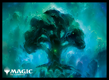 プレイヤーズカードスリーブ『テーロス還魂記』ニクス土地《森》MTGS-155