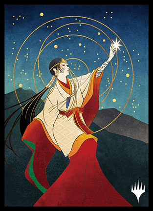 プレイヤーズカードスリーブ『ストリクスヘイヴン：魔法学院』日本画ミスティカルアーカイブ《選択》MTGS-159