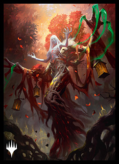 プレイヤーズカードスリーブ『イニストラード：真夜中の狩り』《レンと七番》MTGS-179