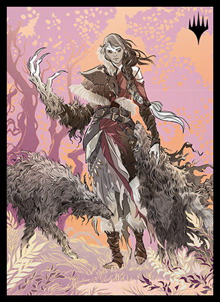 プレイヤーズカードスリーブ『イニストラード:真夜中の狩り』「秋分」版 《群れの希望、アーリン》MTGS-181