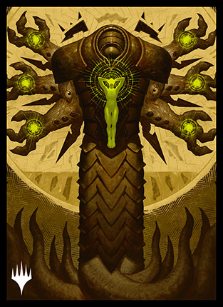 プレイヤーズカードスリーブ『ストリクスヘイヴン：魔法学院』ミスティカルアーカイブ《コジレックの審問》MTGS-198