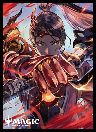 プレイヤーズカードスリーブ『神河：輝ける世界』《浅利の司令官、理想那》MTGS-206