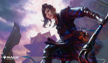 プレイヤーズラバーマット『統率者レジェンズ』《虎の影、百合子》MTGM-020