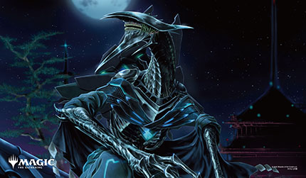 プレイヤーズラバーマット『神河：輝ける世界』《発展の暴君、ジン=ギタクシアス》MTGM-022