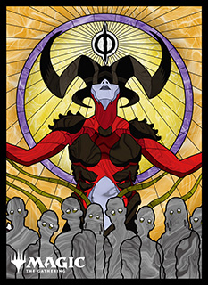 プレイヤーズカードスリーブ『団結のドミナリア』《黙示録、シェオルドレッド》MTGS-232