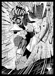 プレイヤーズカードスリーブ『ファイレクシア：完全なる統一』《無形の処刑者、ケイヤ》MTGS-272